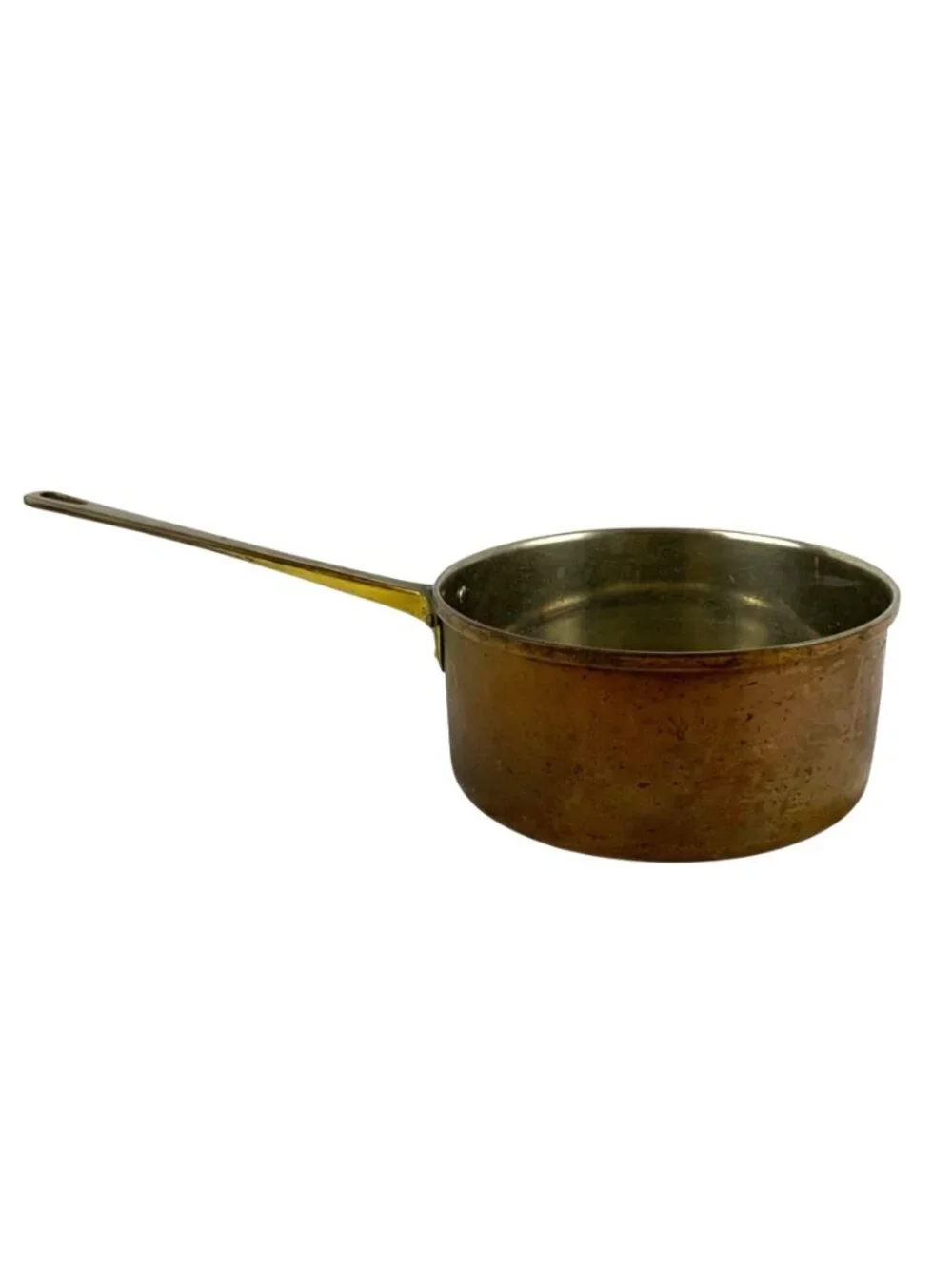 ODI Copper Saucepan 1.5 Qt Brass Handle Made in Portugal